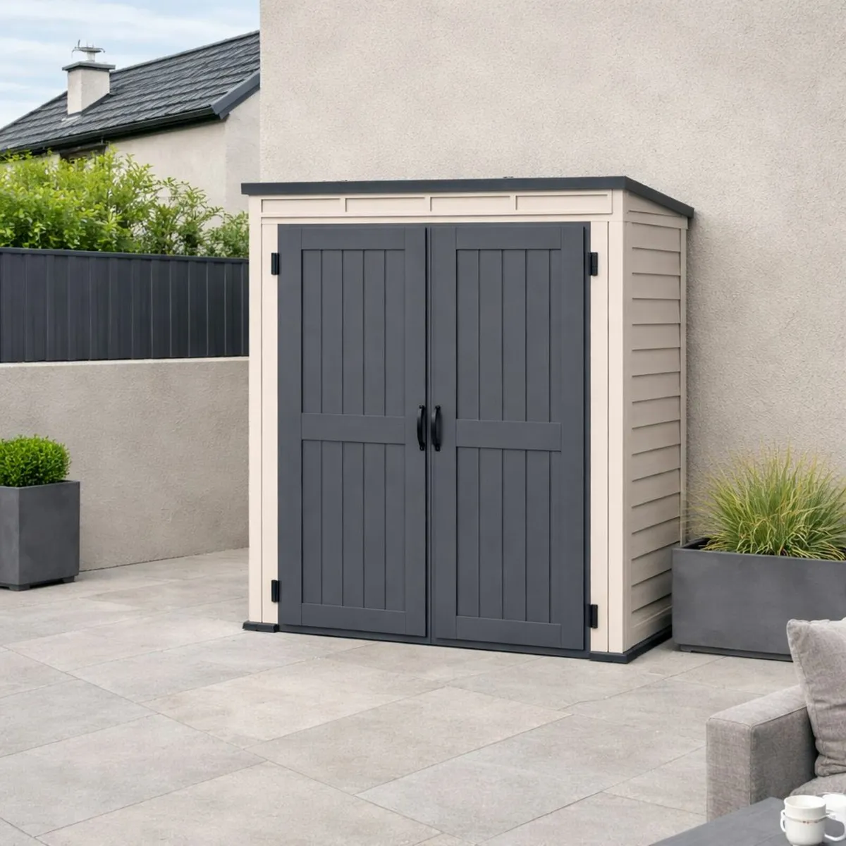5×3 YardMate “A” Pent Vinyl Shed – FREE Delivery! - Image 2