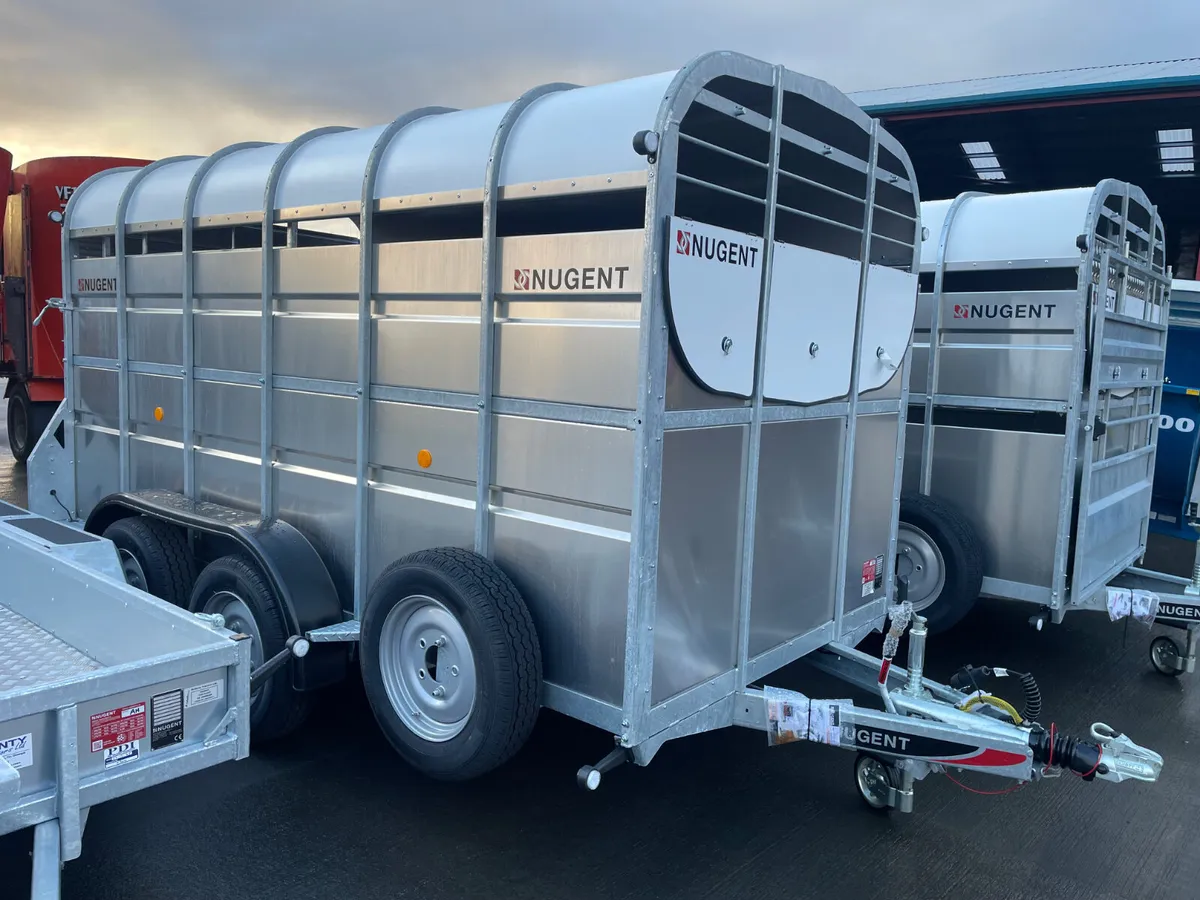 NEW Nugent 12x6 Cattle Trailer - Image 1