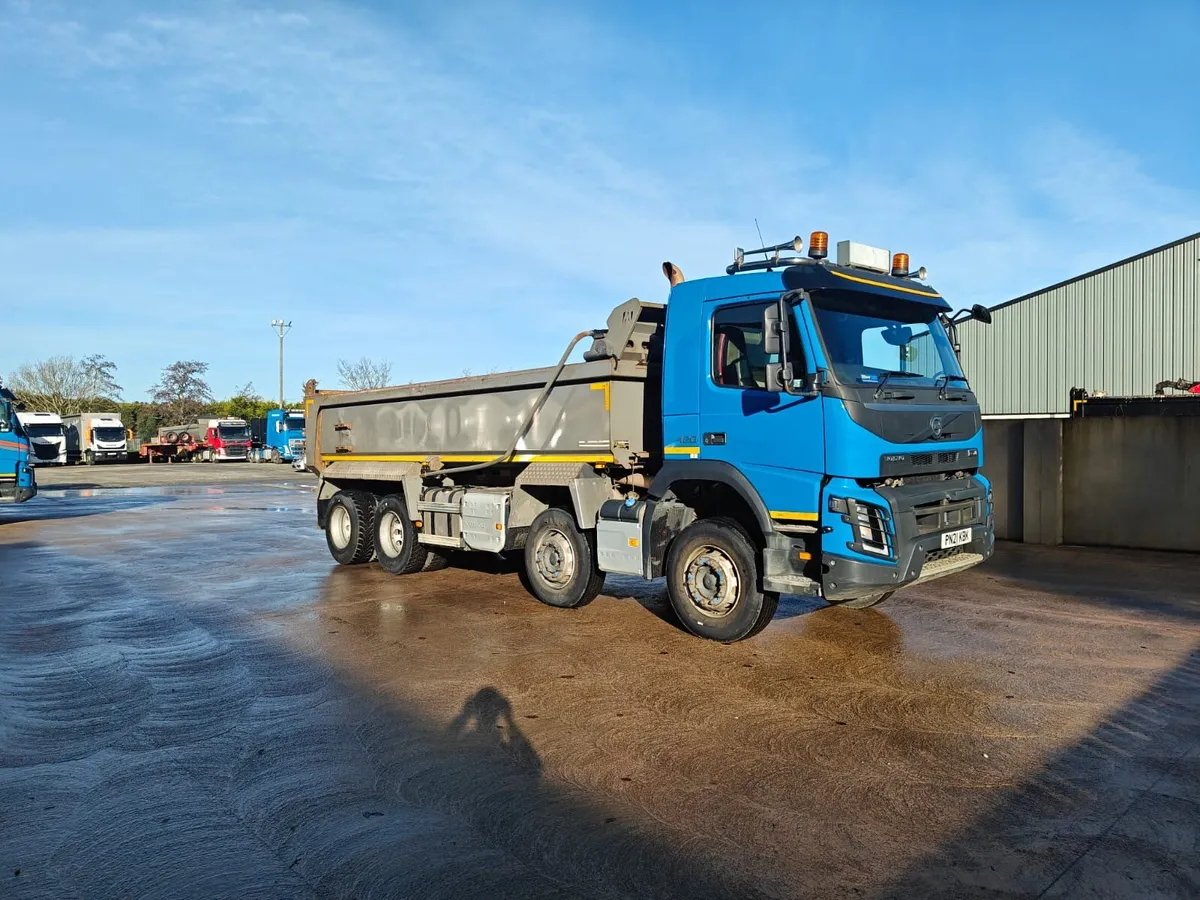 2021 Volvo FMX420 8x4 Steel Tipper. Choice - Image 1