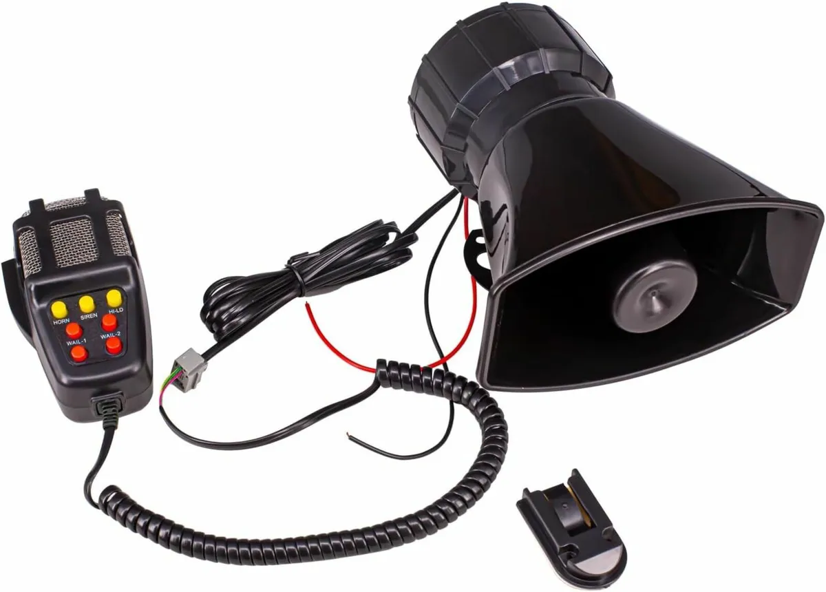 Car Loud Horn siren speaker 12V 115DB 7 Tone Sound