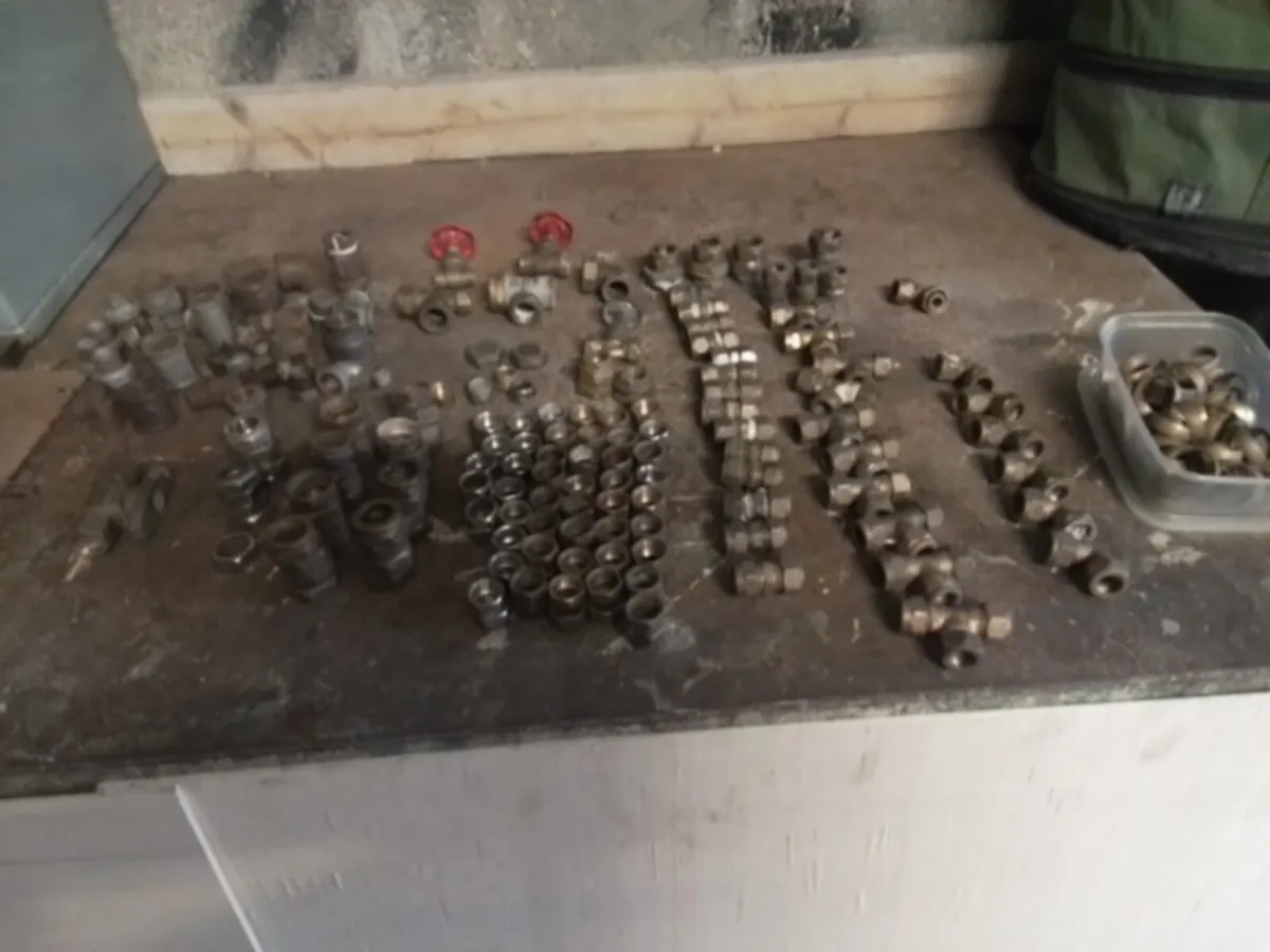 Selection  of plumbing fittings - Image 1