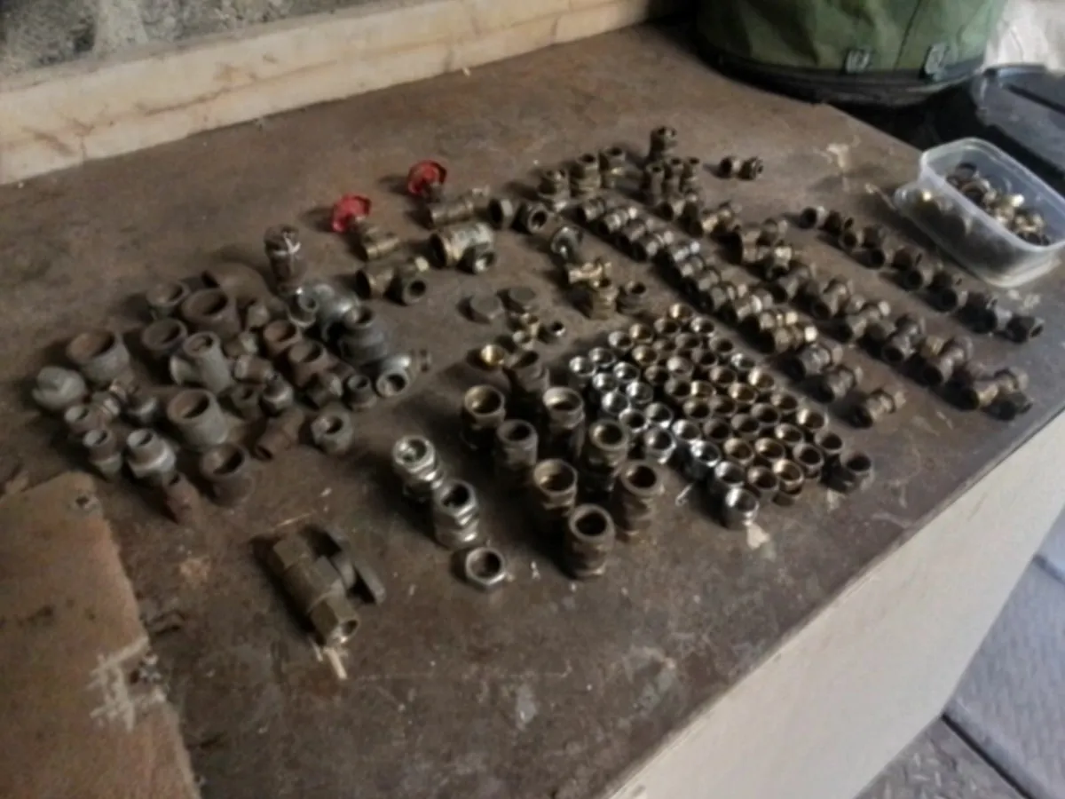 Selection  of plumbing fittings - Image 3