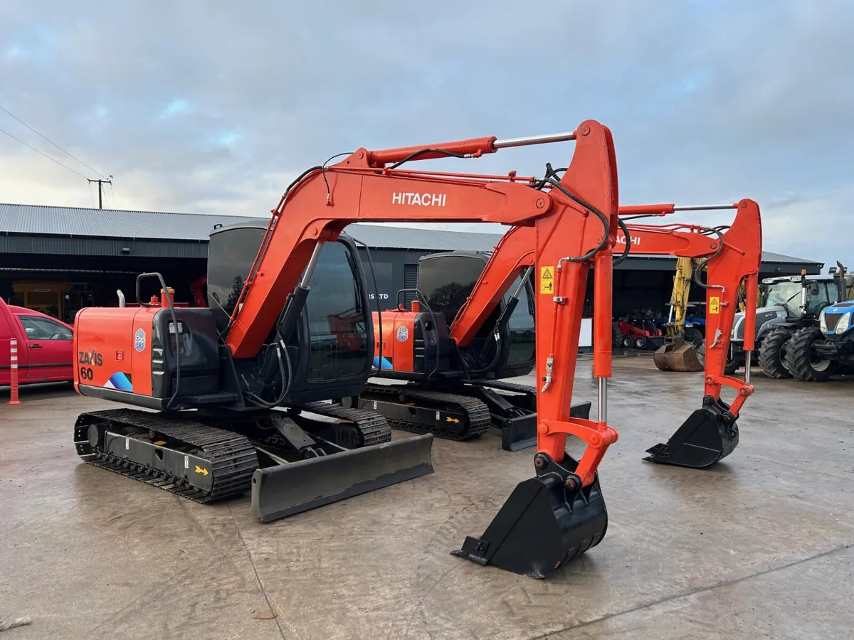 x2 2014  Hitachi Zaxis 60 - Image 1