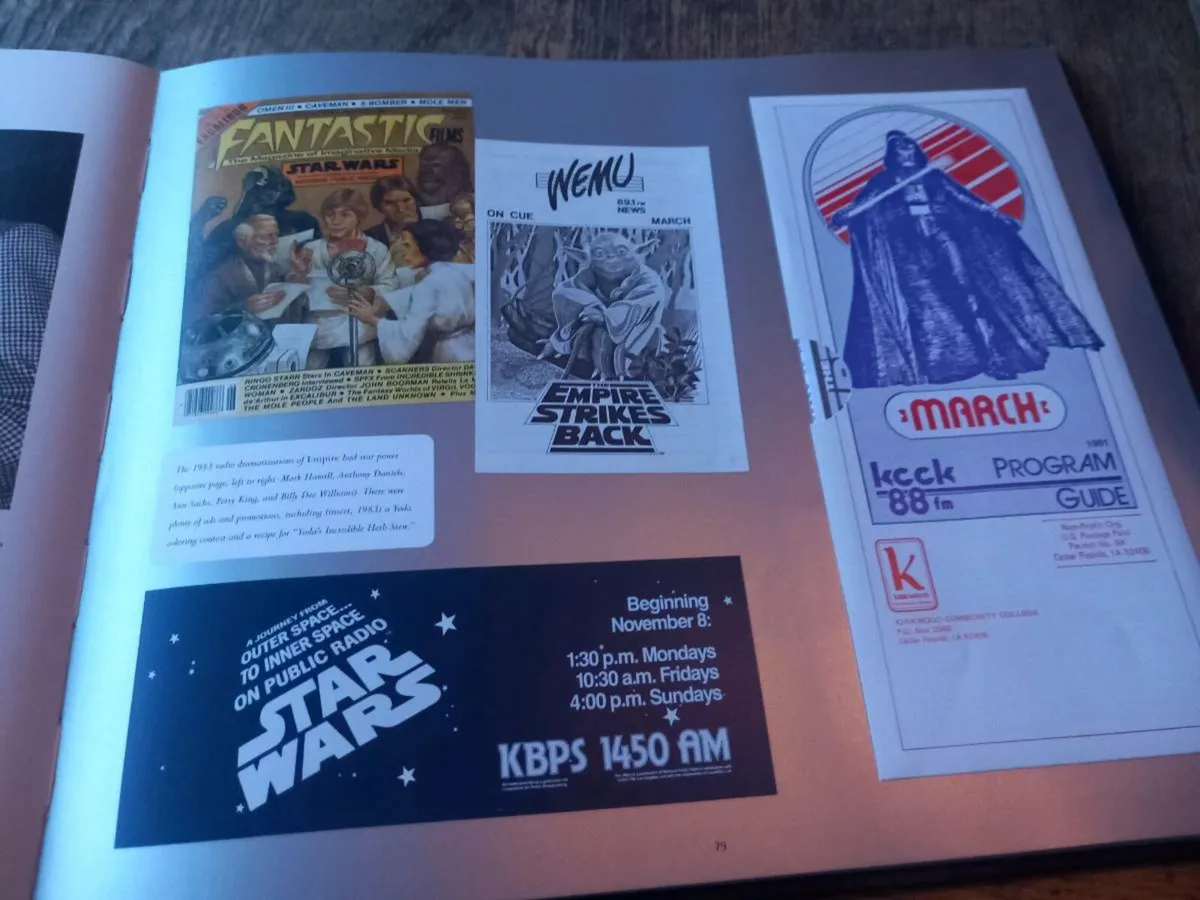 Star Wars book, heavy, large 2 DVDs, D18 post 6e - Image 4