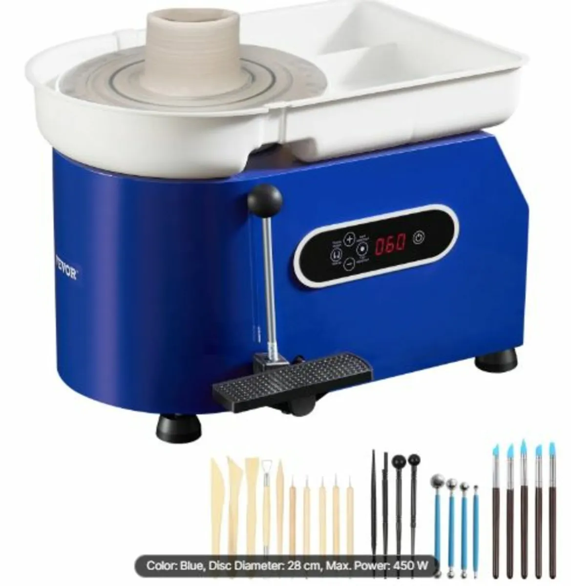 Pottery Wheel 27.9 cm Ceramic Wheel Foot Pedal - Image 1