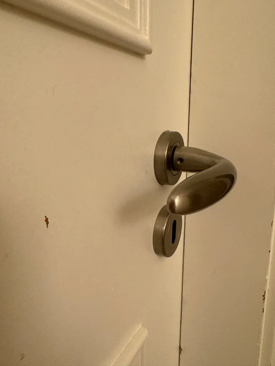 Stainless steel door handles x 14 sets - Image 4