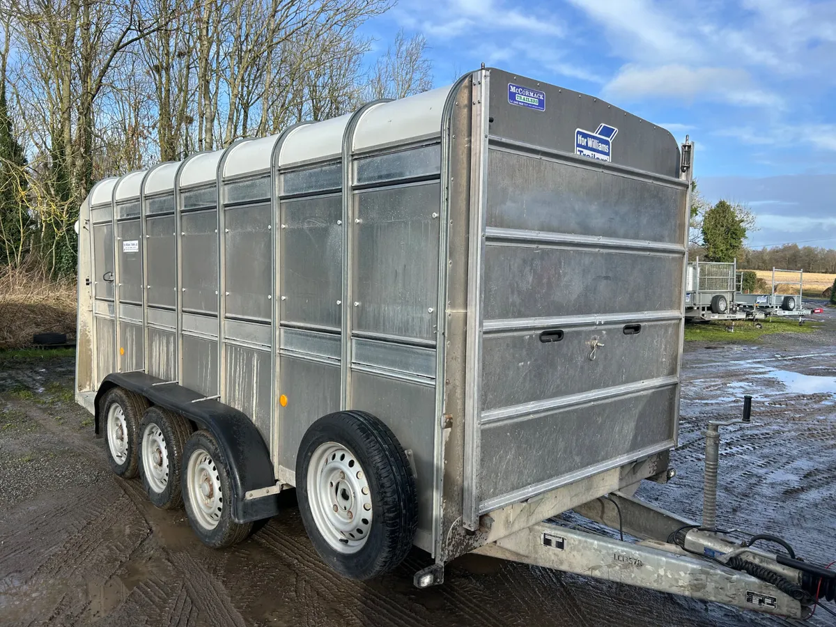 2021 Ifor Williams Ta510  14ft Tri Axle Livestock - Image 3