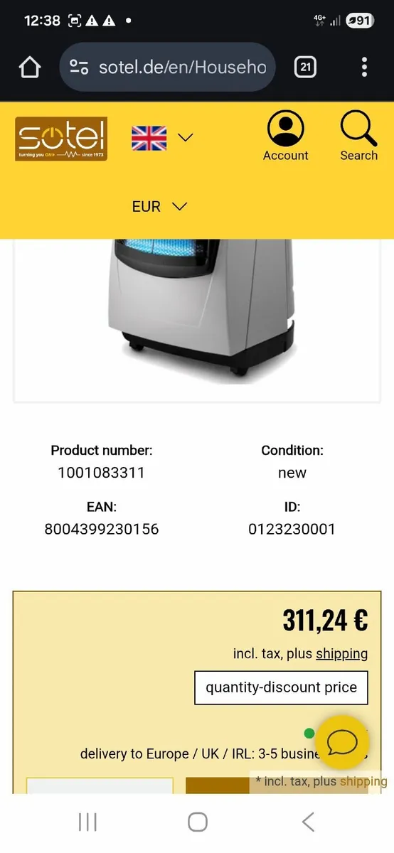 Delonghi gas heater - Image 3