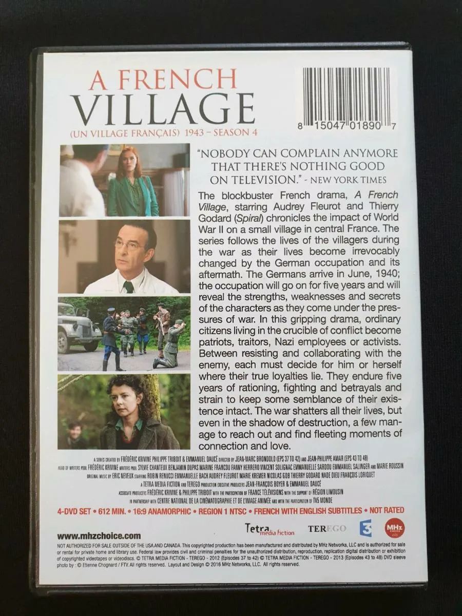 A French Village DVD Season Series Four 4 TV Show - Image 2