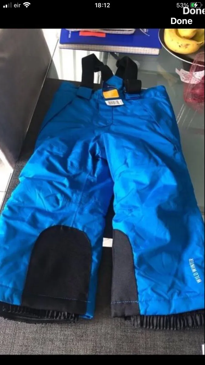 Boys BNWT rain trousers 12/24 mths €10 - Image 4
