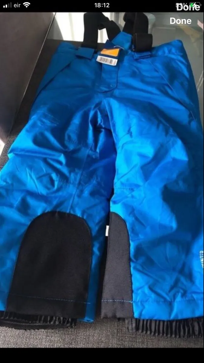 Boys BNWT rain trousers 12/24 mths €10 - Image 1
