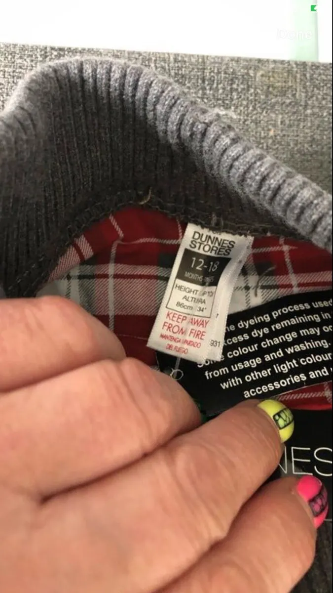 Boys BNWT  jeans 12/18 mths €5 - Image 3