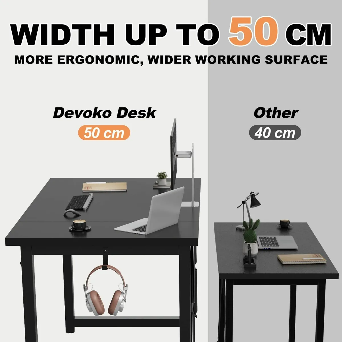 Computer 100x50cm Home Office desk Study - Image 4