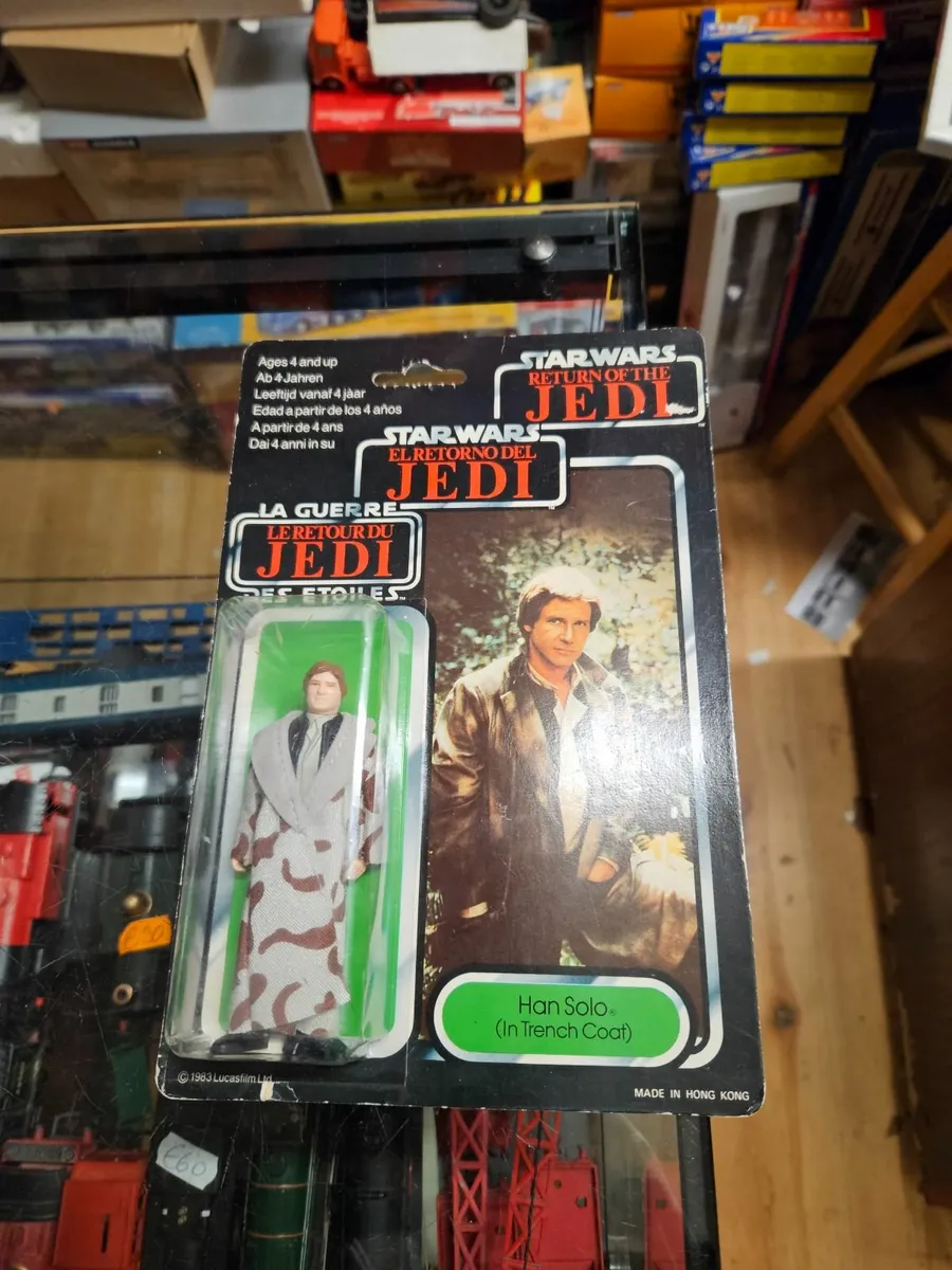 Vintage Star Wars ROTJ Trilogo Han Solo Trench Coa - Image 1