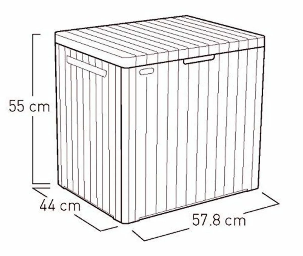 113L Outdoor Balcony Garden Furniture Storage Box - Image 3