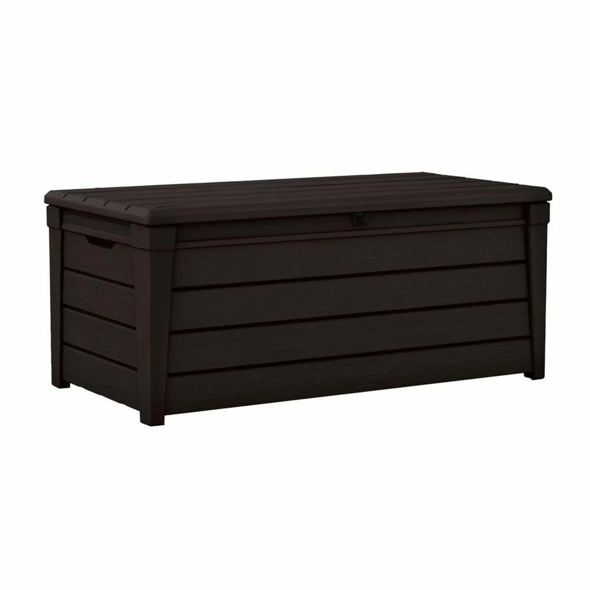 454L Outdoor Garden Furniture Storage Box Brown - Image 2