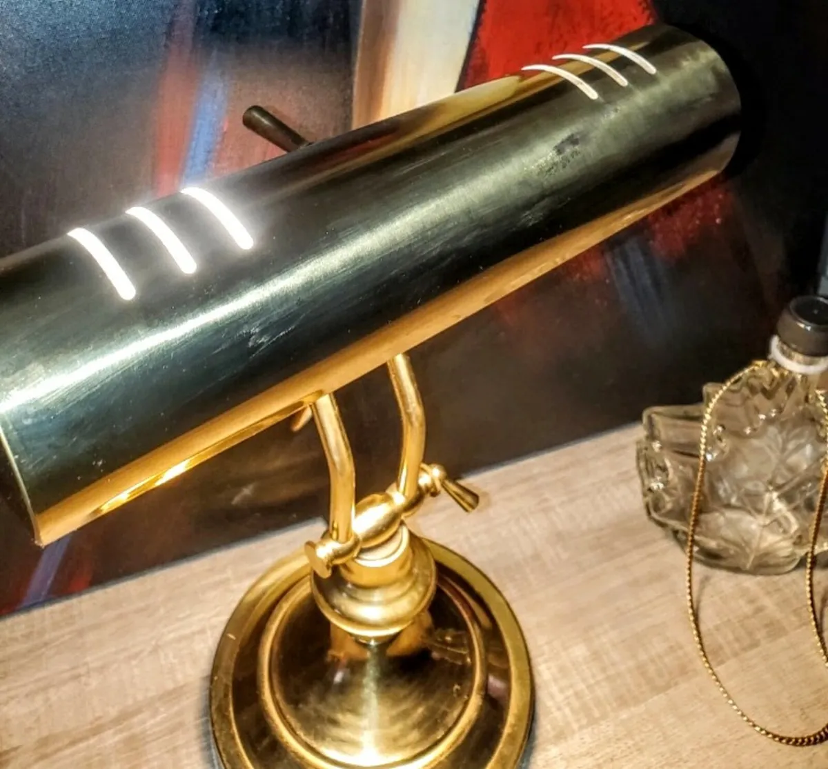 Space age elegant chrome banker's lamp - Image 2