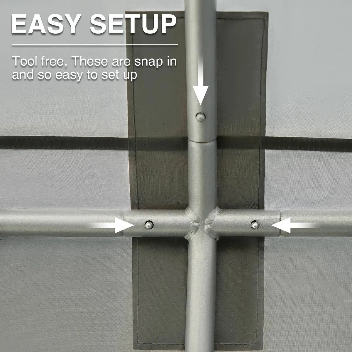 Vents 3000mm Water Resistant Portable Garage - Image 4