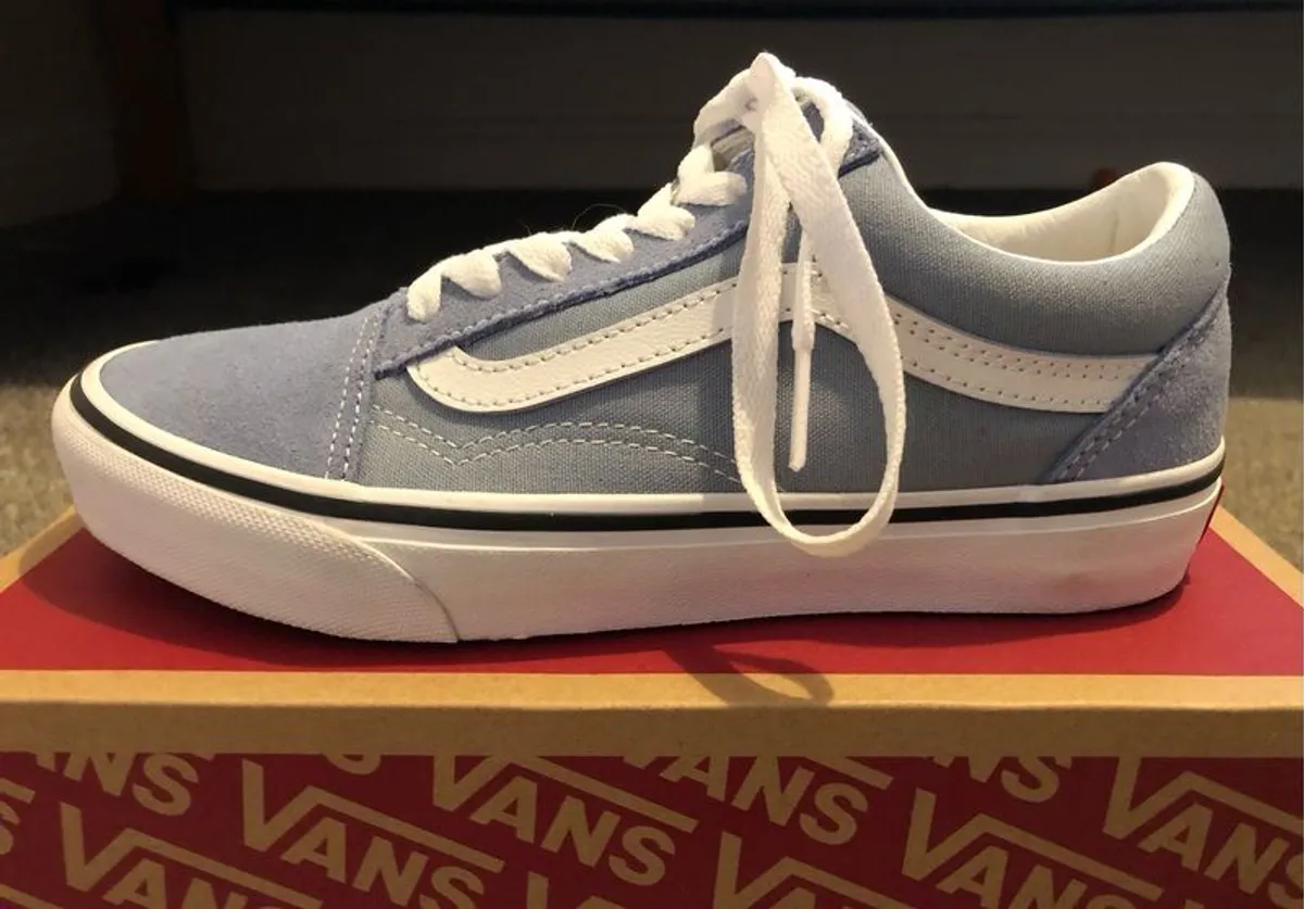 VANS Old Skool Dusty Blue footwear - Image 2