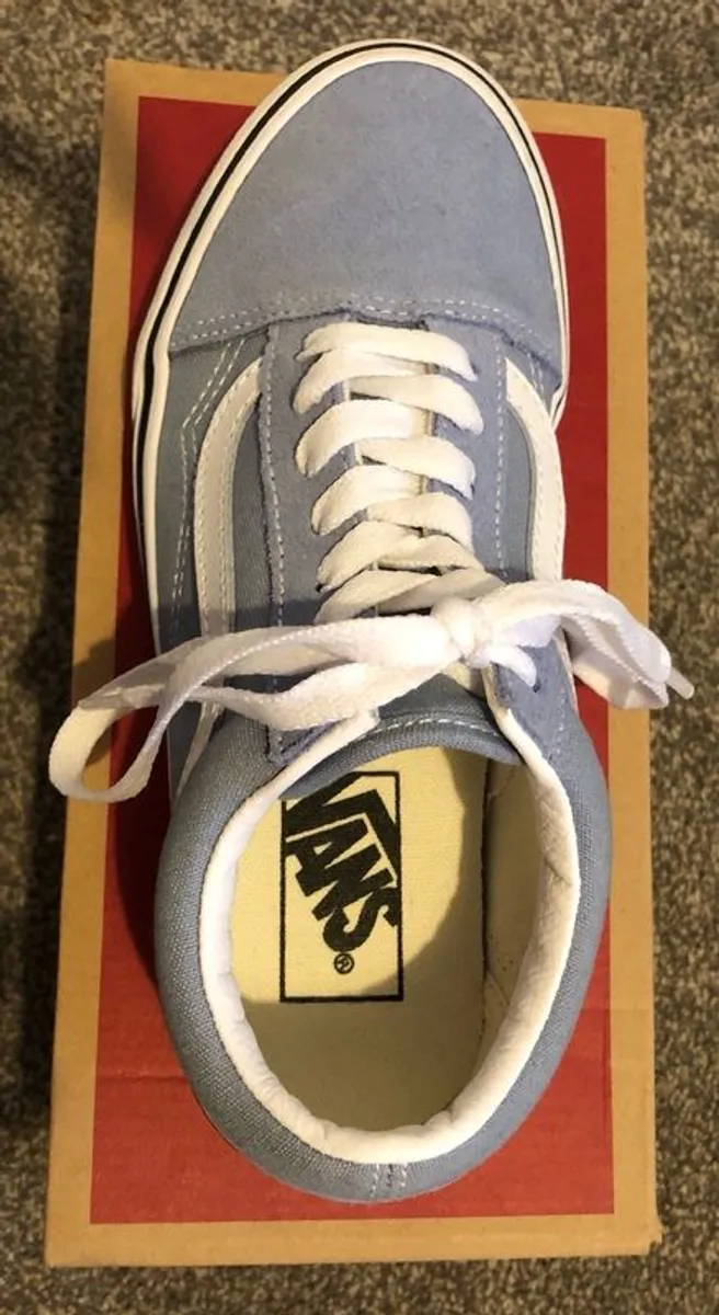 VANS Old Skool Dusty Blue footwear - Image 4