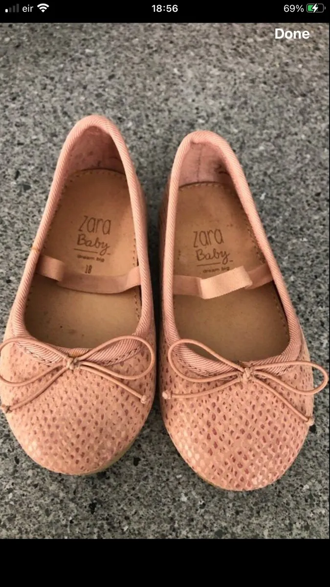 Girls new Zara shoes size 18 €10 - Image 1