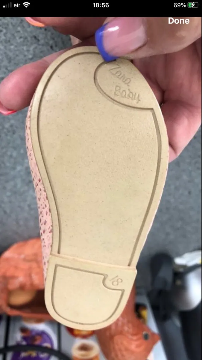 Girls new Zara shoes size 18 €10 - Image 2