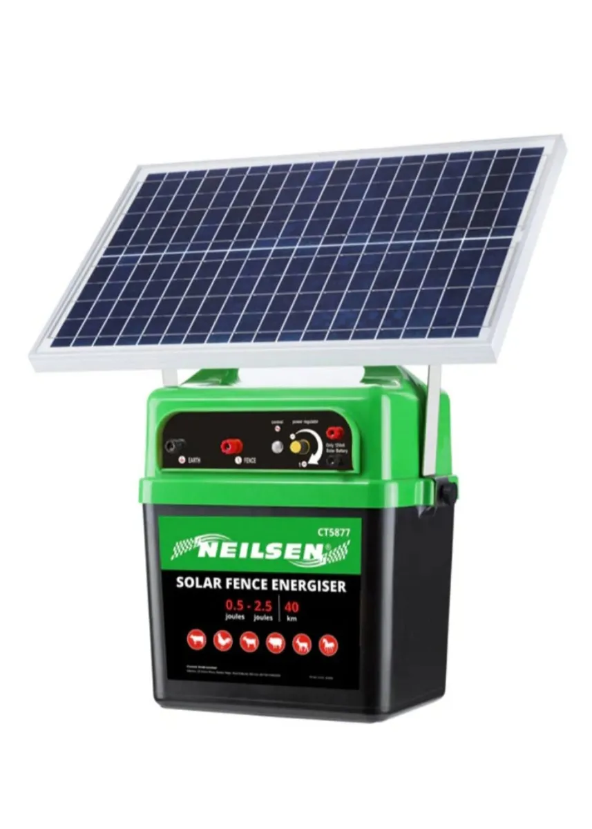 Electric Fence Solar Energiser
Power Supply : 12V - Image 1