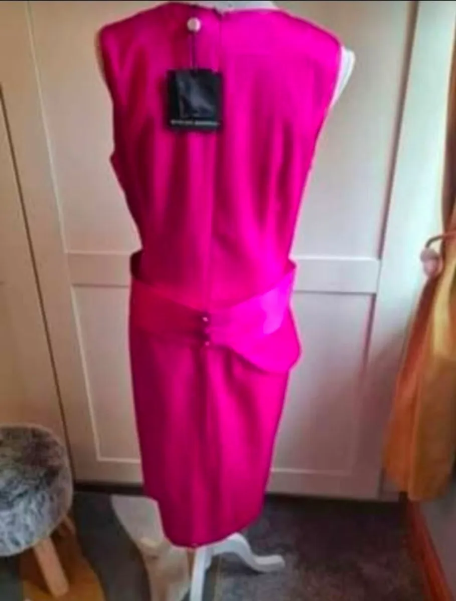 Beautiful ladies pink dress size 16-18 BNWT - Image 2