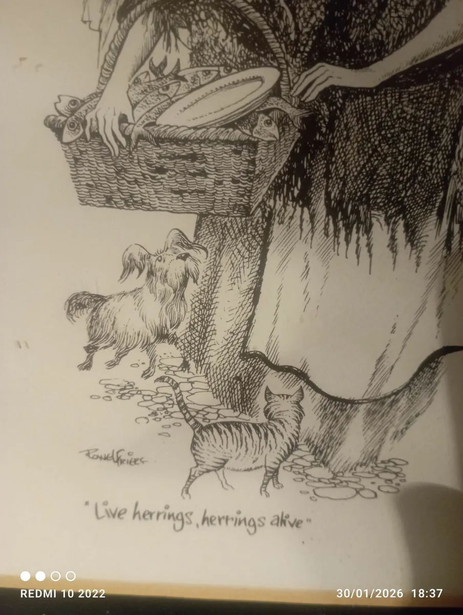 Rowel Frier Framed Print, Live Herring's - Image 2