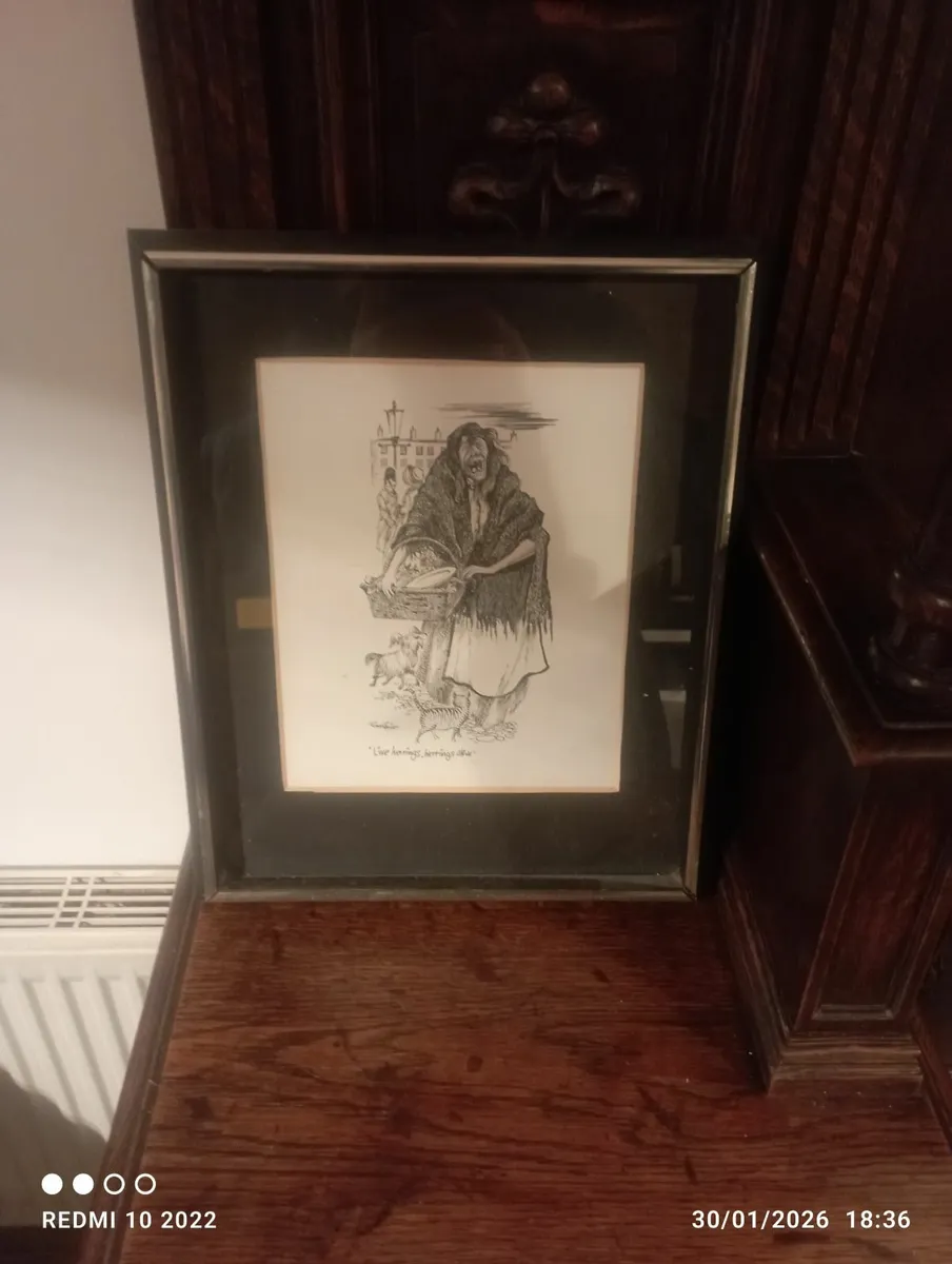 Rowel Frier Framed Print, Live Herring's - Image 1