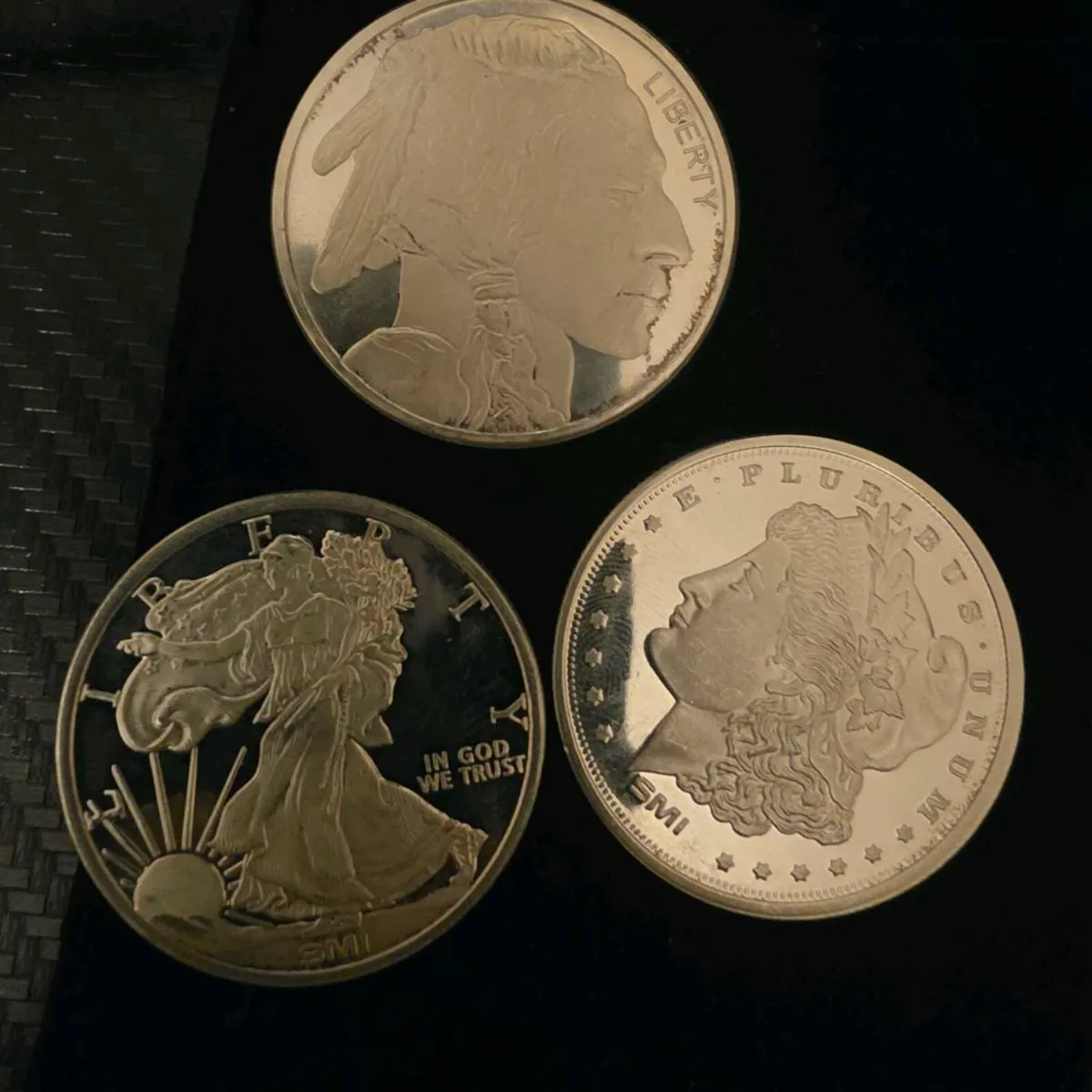 999. SOLID FINE STERLING SILVER BARS & COINS - Image 2