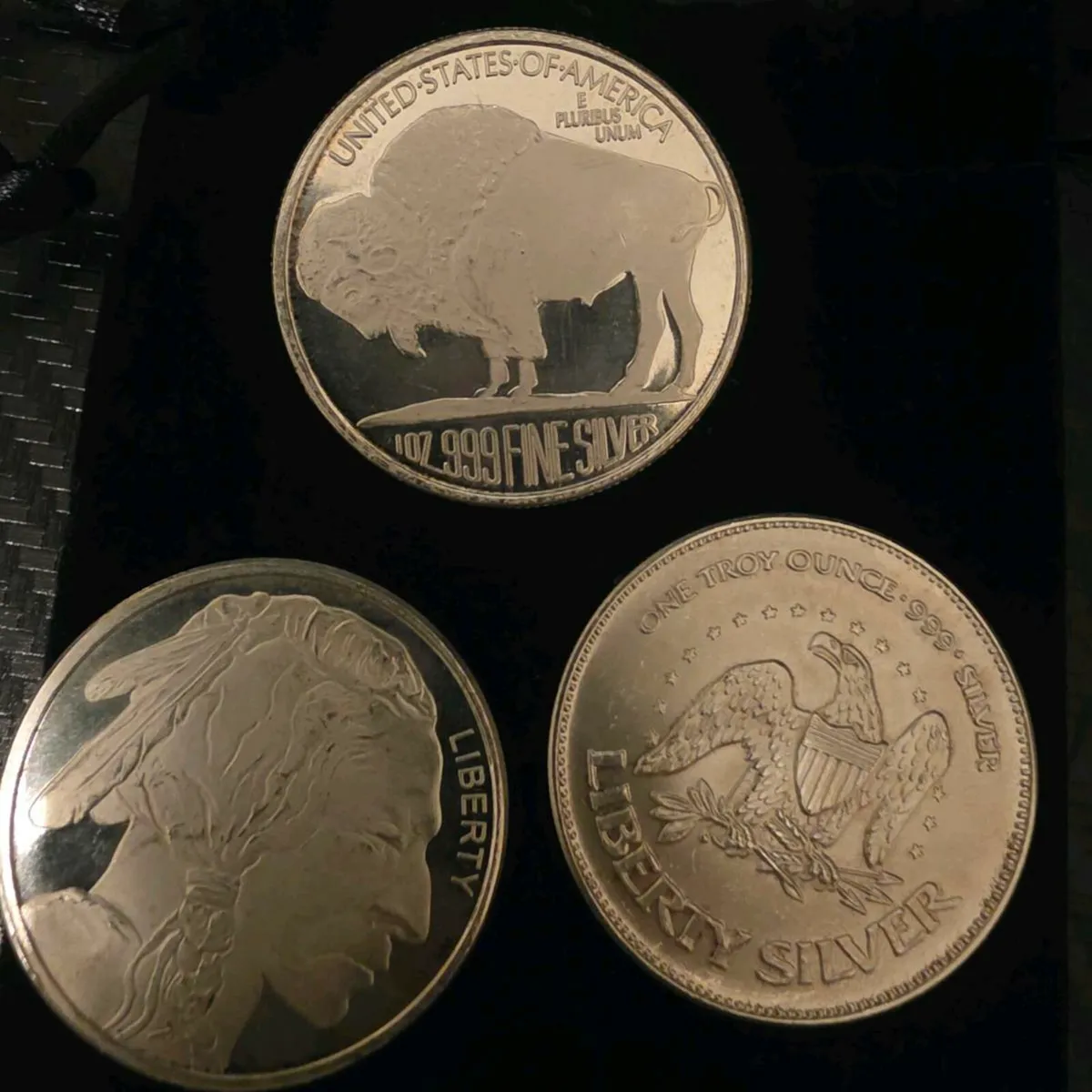 999. SOLID FINE STERLING SILVER BARS & COINS - Image 3