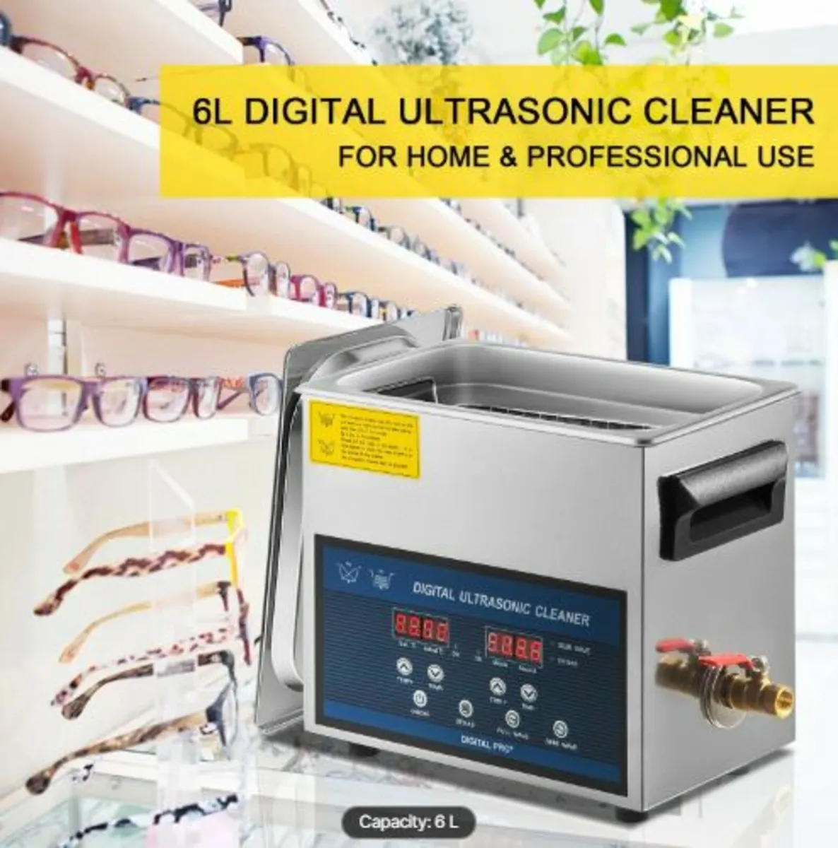 6L Ultrasonic Cleaner Dual Frequency Ultrasonic - Image 2