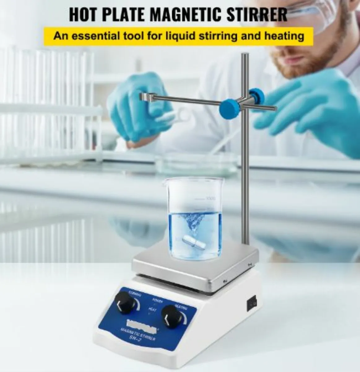 SH-2 Magnetic Stirrer Laboratory Magnetic Stirrer - Image 2