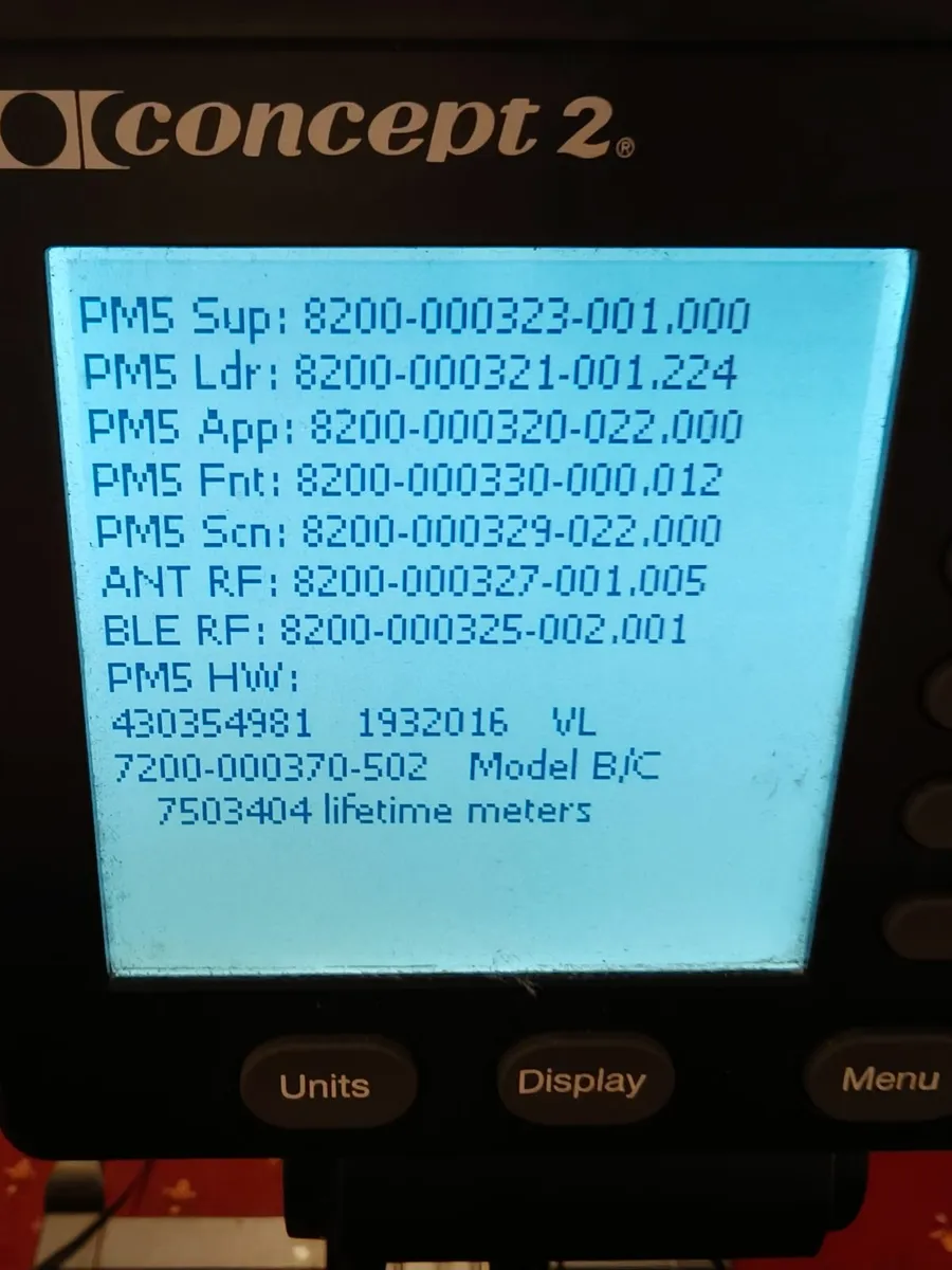 Concept2 Rowing Machine PM5 – Excellent Condition - Image 3