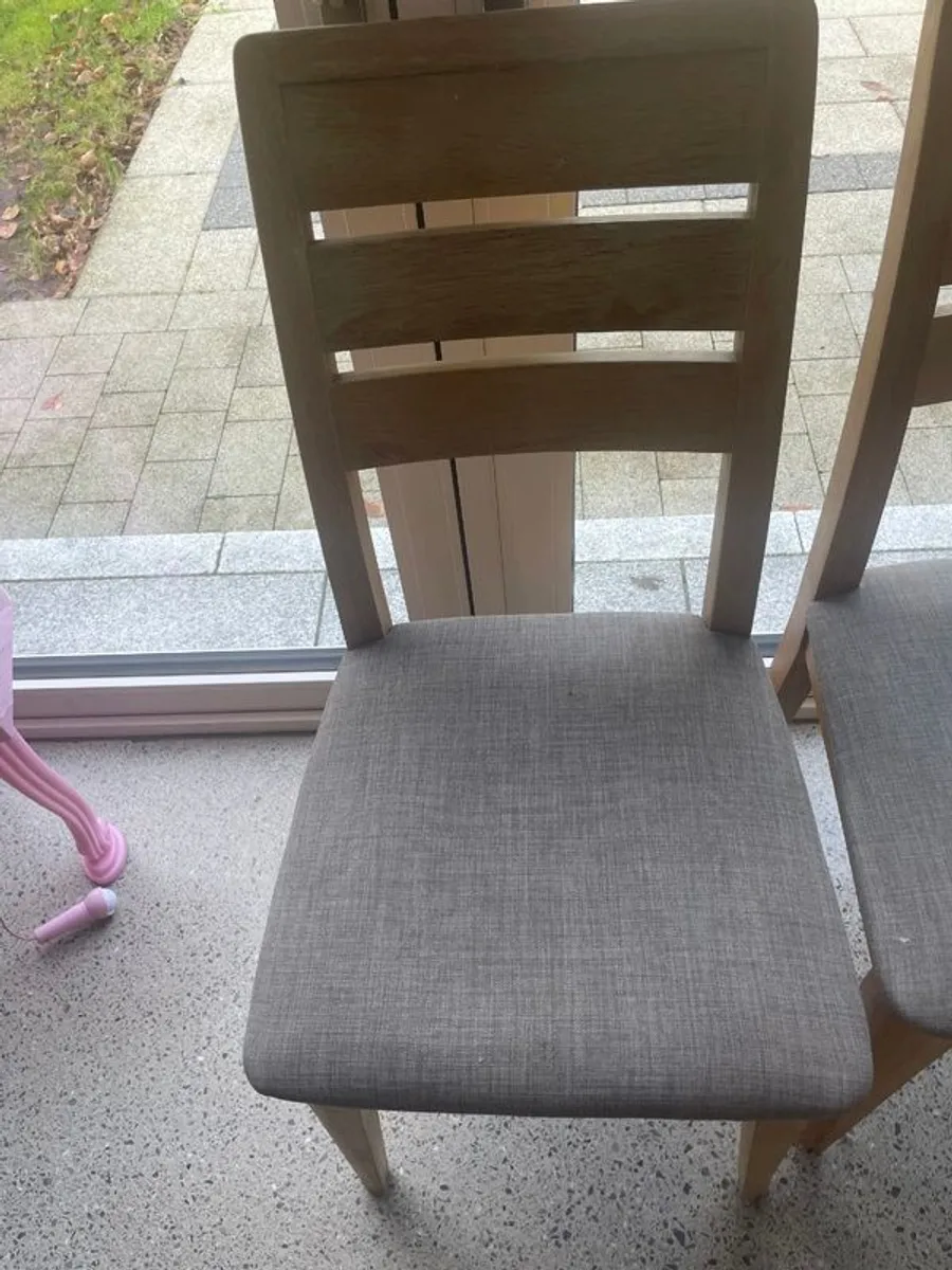 Kitchen chairs x6 - Image 2