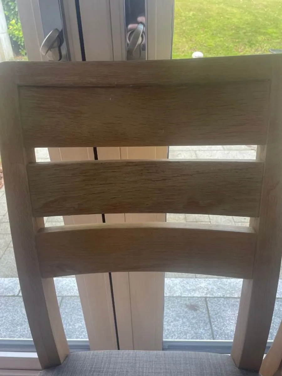 Kitchen chairs x6 - Image 3