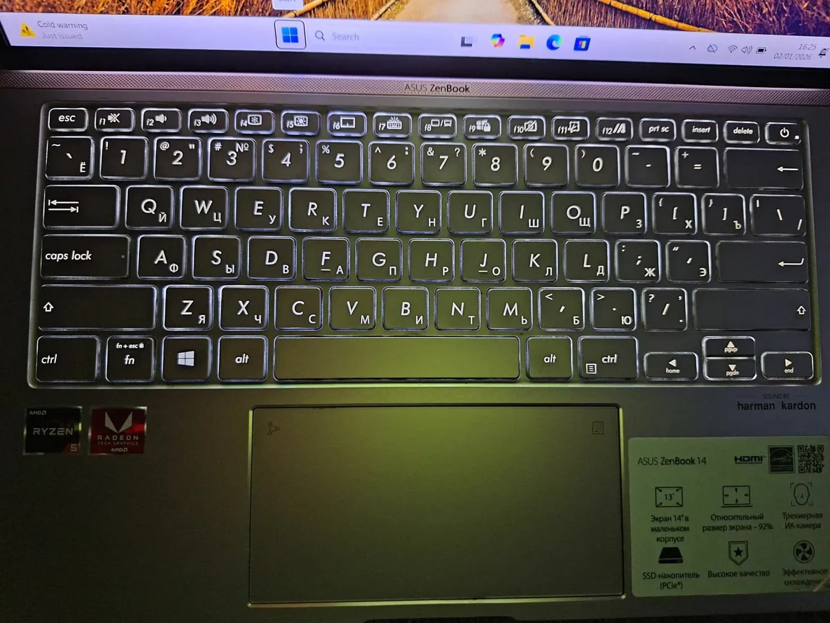 Asus Zenbook 14 Ryzen 5 | 8gb Ram | Ssd | Windows - Image 3