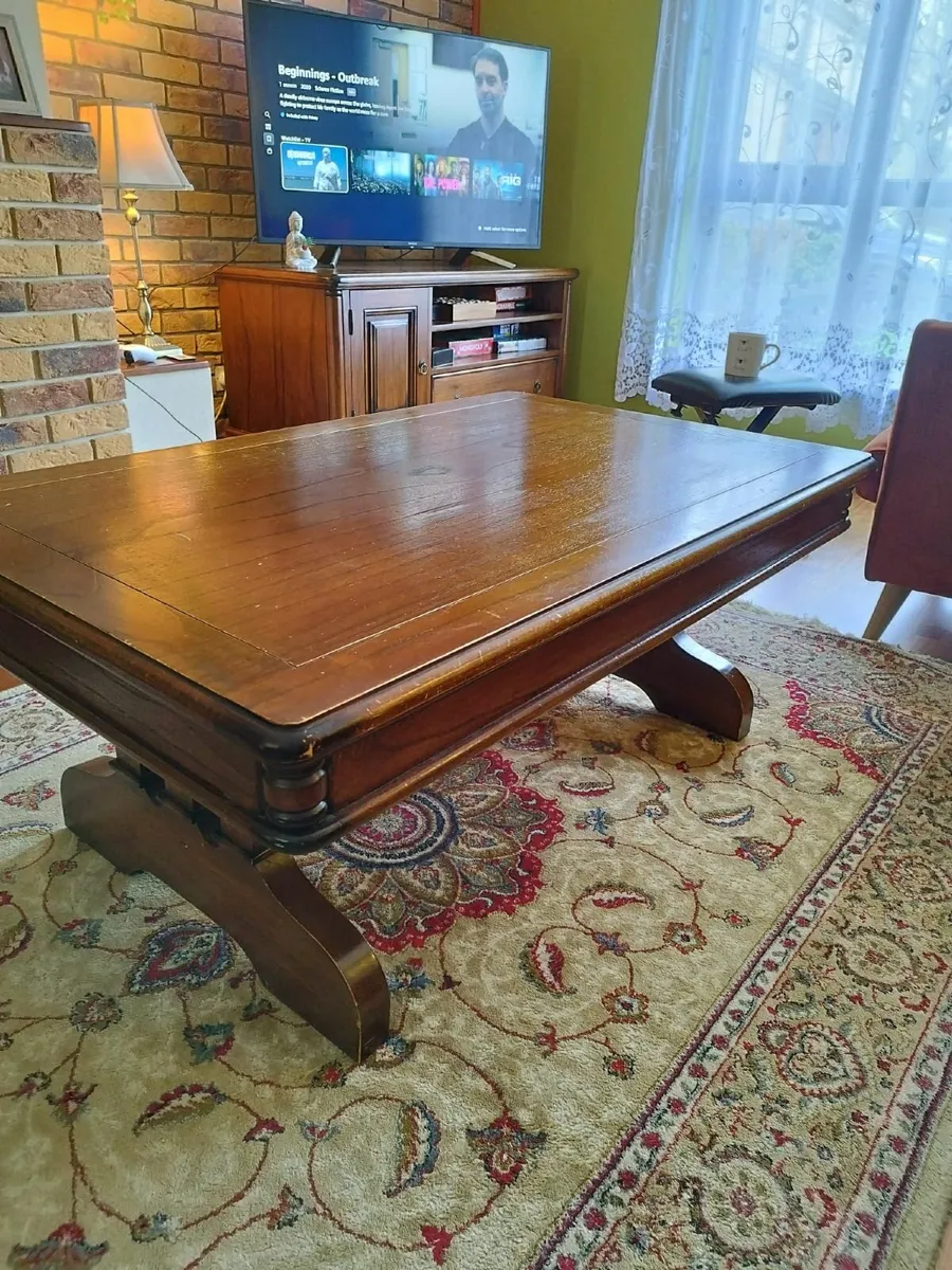 coffee table solid wood - Image 1