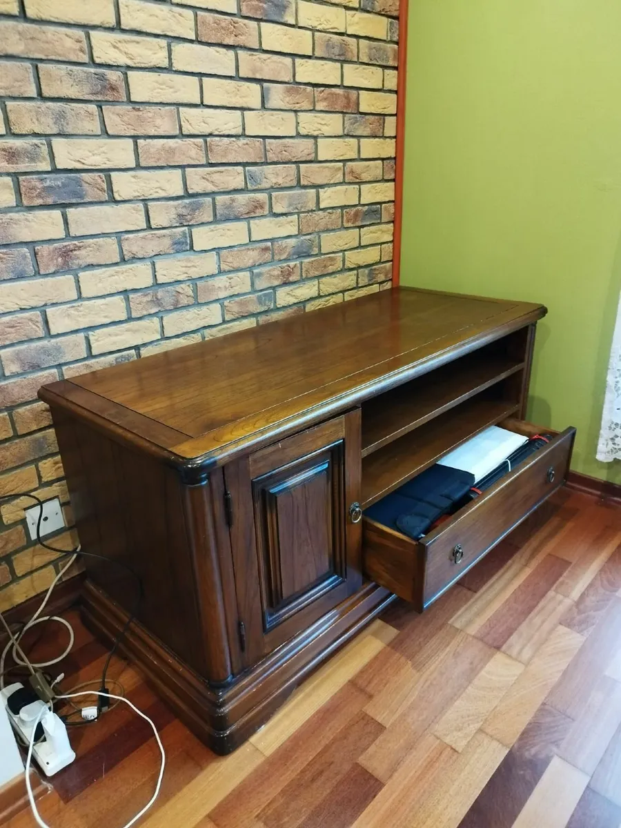 tv stand solid wood - Image 1