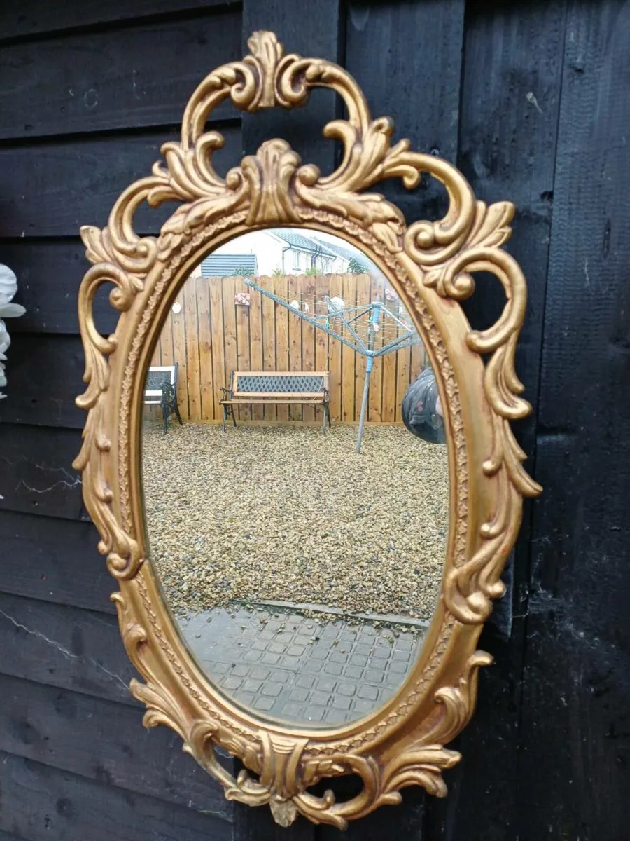 1950/60s  Metal Framed Mirror - Image 1