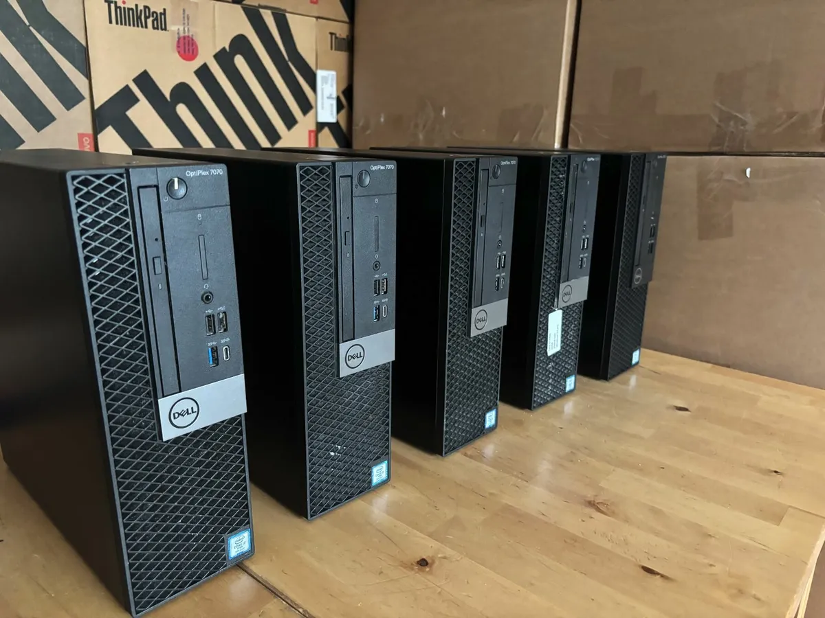 Dell Optiplex 7070 PC's-Octo Core i7-16Gb-Delivery - Image 1