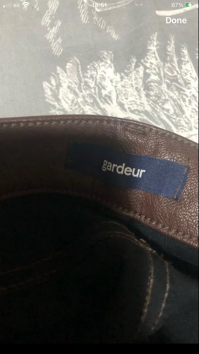 Ladies leather designer trousers size 12 €15 - Image 4