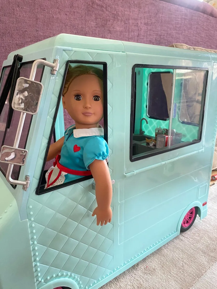 Our Generation Ice-Cream Van with Doll - Image 2