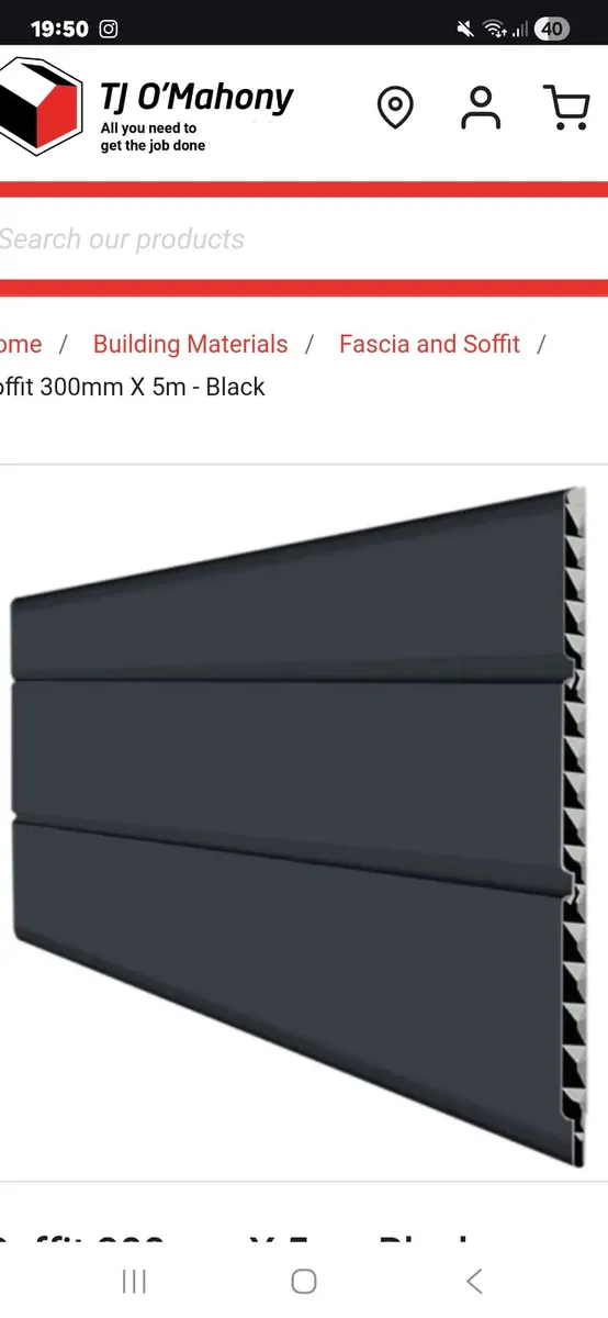 Anthracite grey soffit and some edgingp