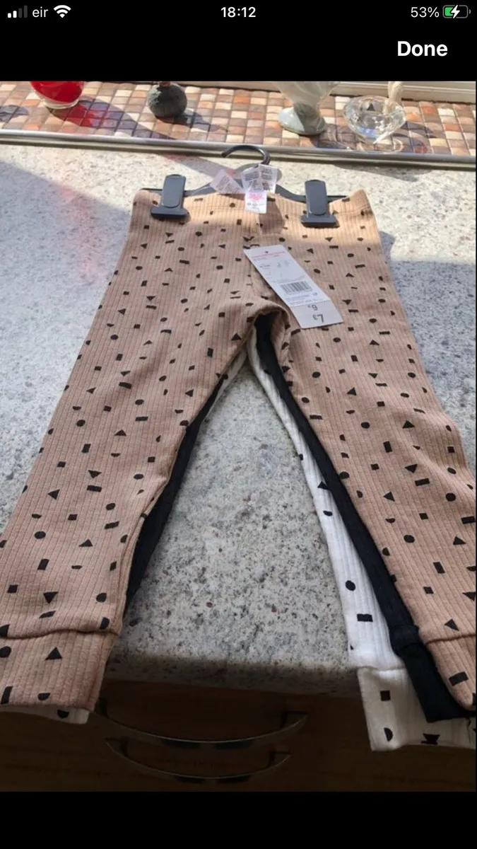 Girls BNWT set of two legging 18/24 mths €4 - Image 3