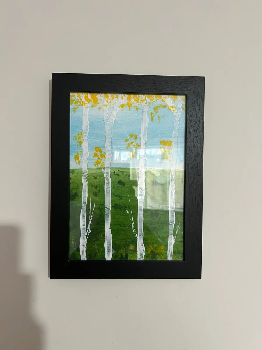 Birch trees painting - Image 1