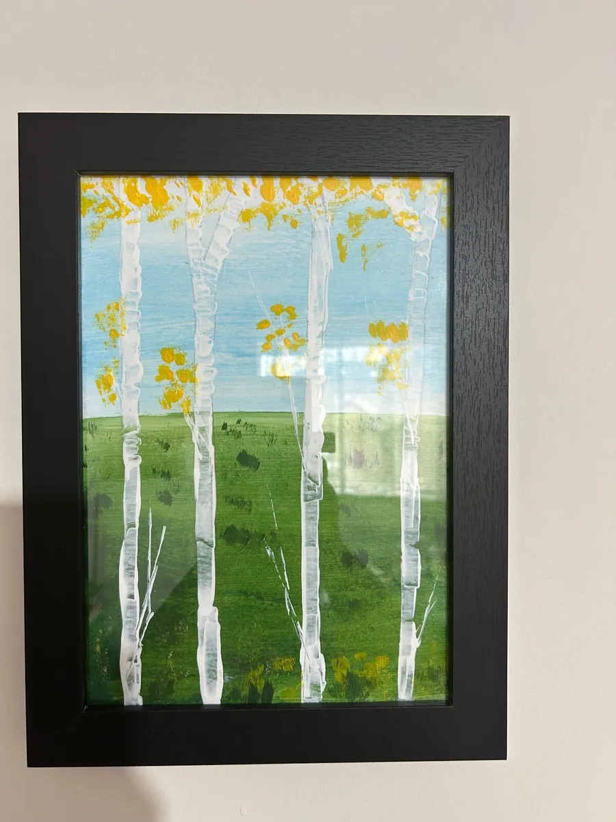 Birch trees painting - Image 3
