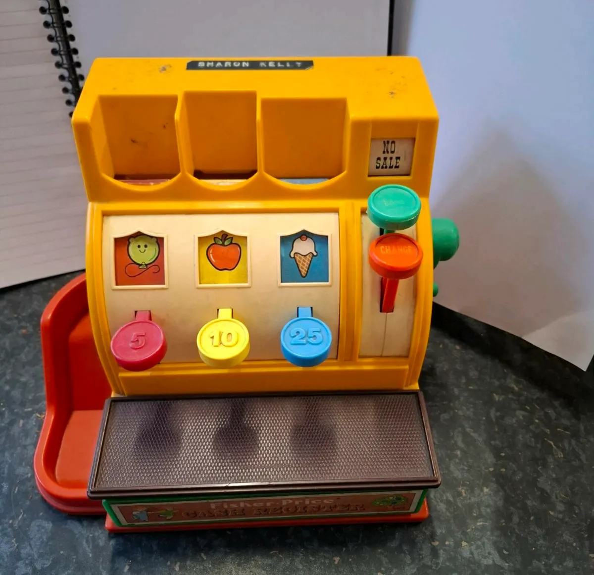 Vintage Fisher Price Cash Register 1980s