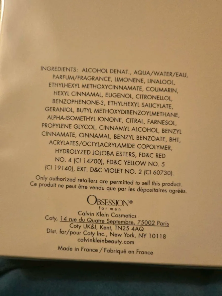 Calvin Klein obsession aftershave new - Image 2